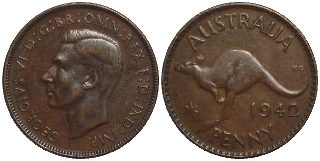 Australia Penny 1942
