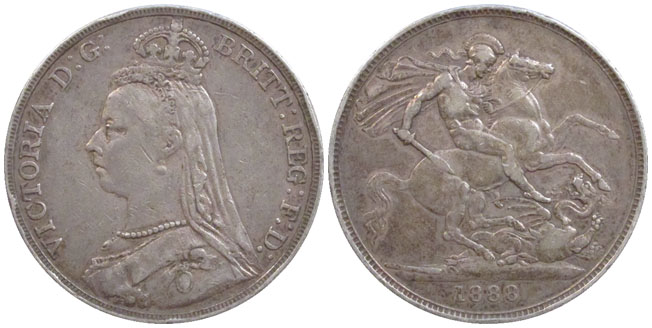 Britain Crown 1888