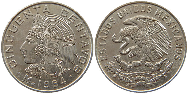 Mexico 50 centavos 1964