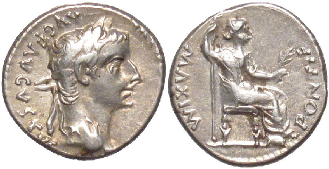 Rome Tiberius Denarius Livia