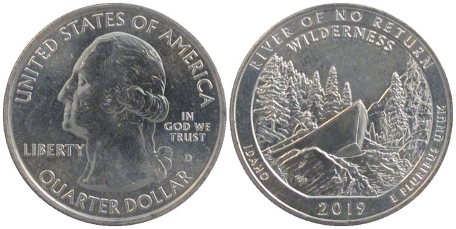 United States 25 Cents 2019