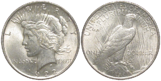 United States dollar 1922