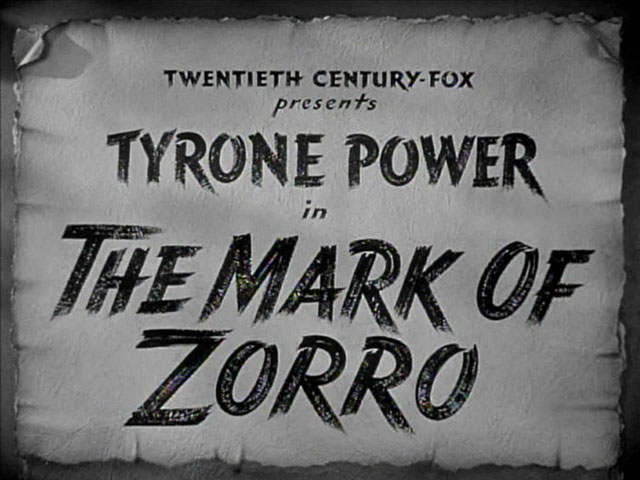 The Mark of Zorro