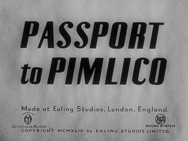 Passport to Pimlico
