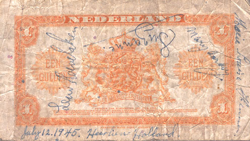 Paper Money Signed Netherlands