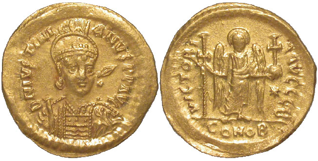 Byzantine Justinian Solidus