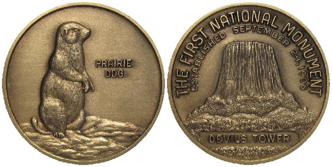 Devils Tower National Monument Medal