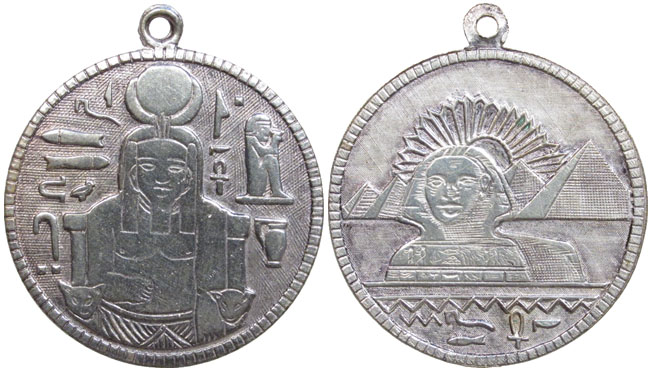 Egyptian Magic Coin Britain ankh