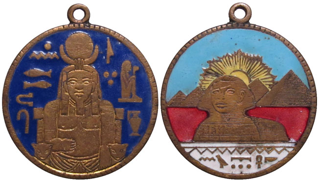 Egyptian Magic Coin colorized