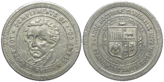 President Monroe prop coin