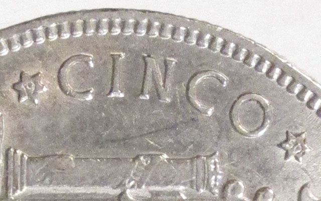 Spain Pesetas 5 1949