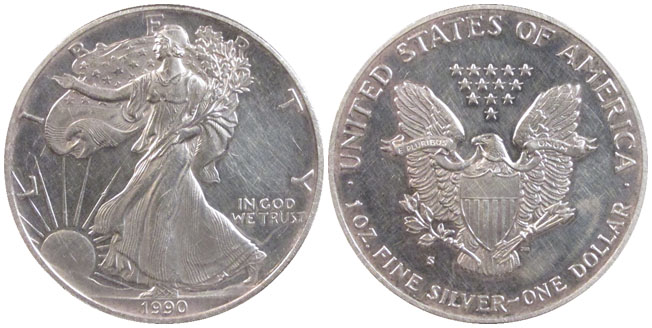 American Silver Eagle 1990